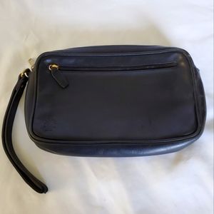 Authentic Mark Cross Leather Clutch Pochette Bag.  Unisex.  Excellent Condition!